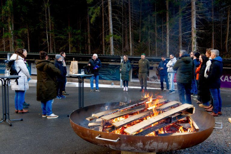 Treff der Förderer des Schulwettkampfsports, Eiskanal, Fohren Center
