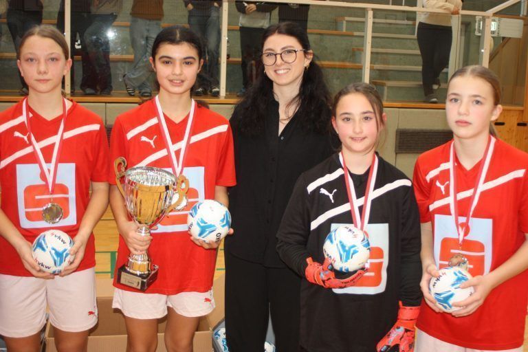 Futsal Mädchen LM MS Baumgarten Platz zwei