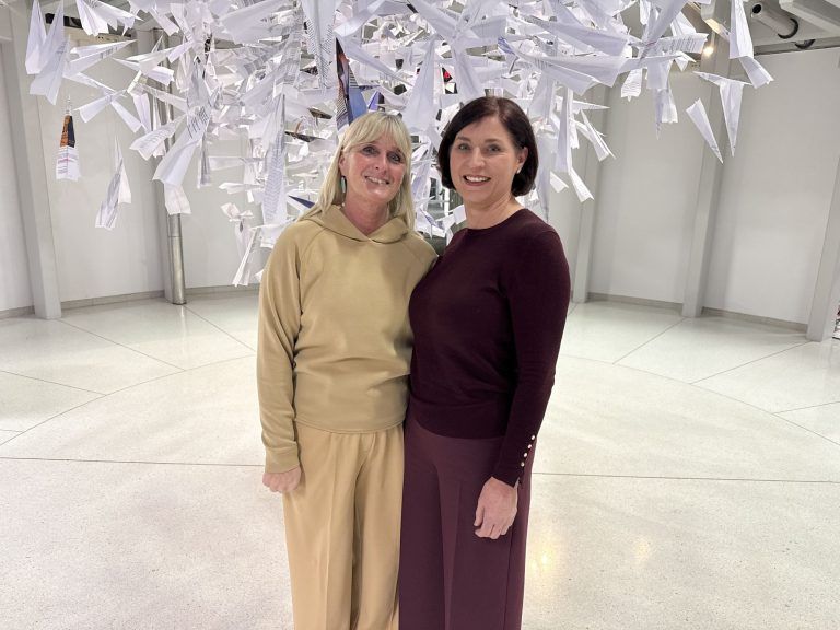 Maria Unterholzer und Birgit Meusburger waren unter den Besuchern