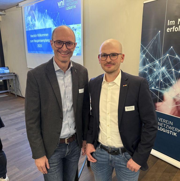 Unter den Gratulanten: Thomas Gächter und Michael Sordo