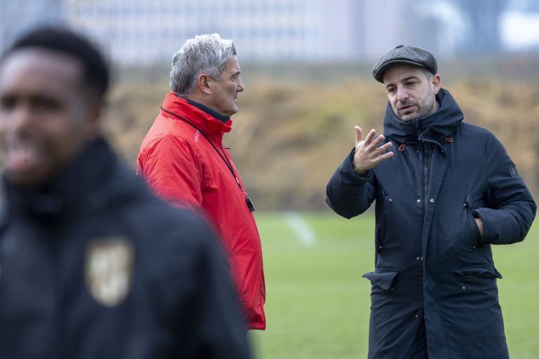 Lustenauer Lazarett vor dem ersten Testspiel