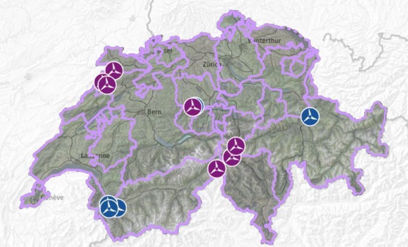 Windkraft: Gute bis exzellente Verhältnisse an der Schweizer Grenze