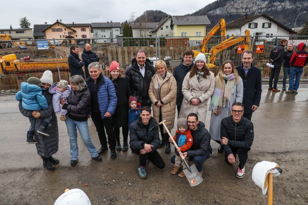 Vorzeige-Familienprojekt in Götzis: Sechs Gebäude, 52 Wohnungen und eine Schaubrennerei