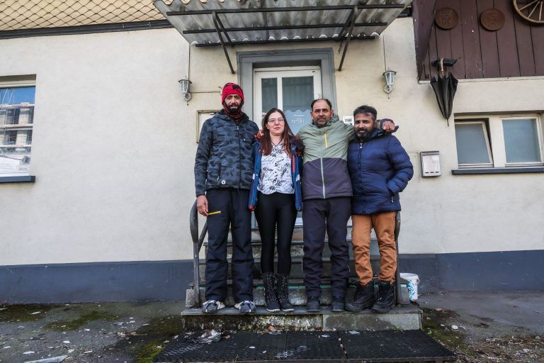 Als  Nasir, Zaheer, Malik und Jabber plötzlich vor dem Nichts standen