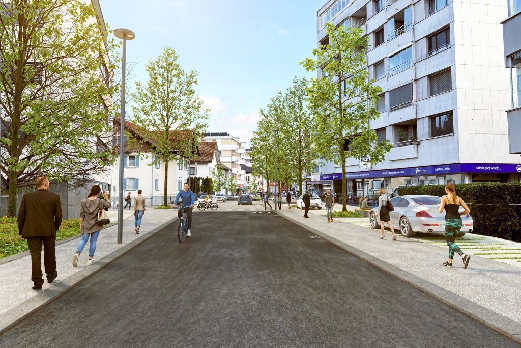Dornbirner Moosmahdstraße soll „urbanes Flair“ bekommen