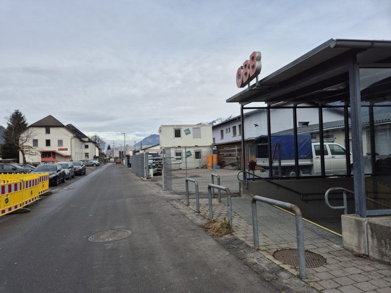 ÖBB, Bahnhof Bludenz, Umgestaltung, mehr Fahrradabstellplätze