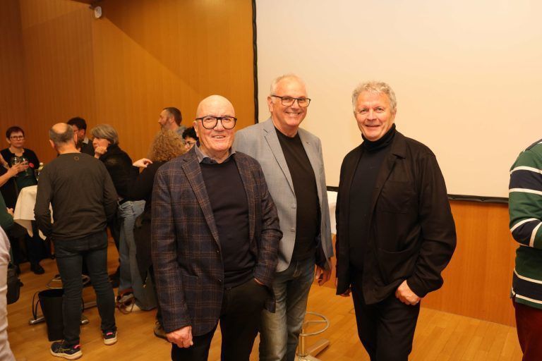 Ungewöhnlicher A-capella-Abend: Wilfried Müller, Josef Bacher und Gerd Loacker vom Männerchor Götzis.