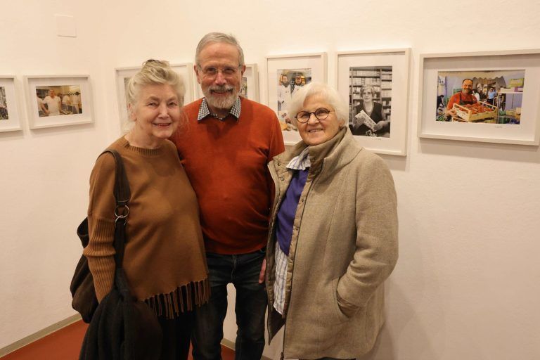 Mikrokosmos Marktgasse: Hanna Palm, Günter und Christl Stadler.