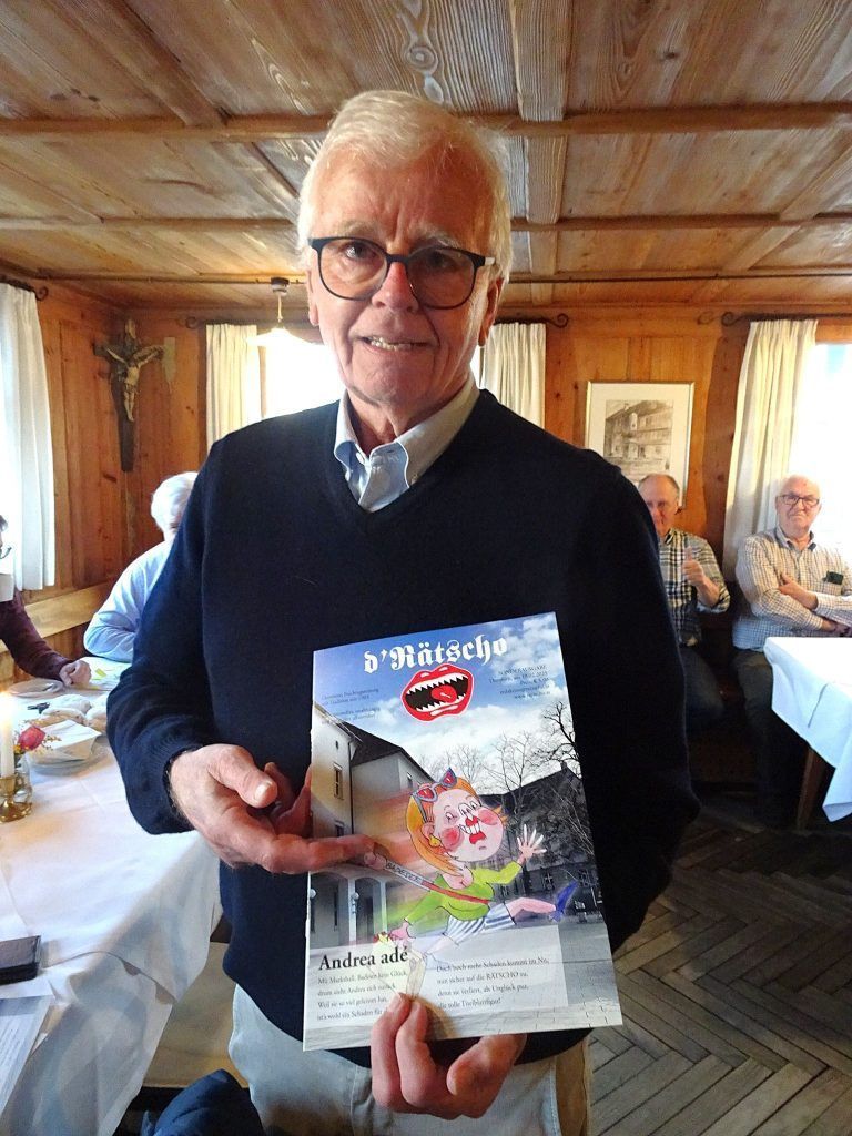 Neues aus der Narrenwelt: Martin Rhomberg setzt auch 2025 das Traditionsblatt bildnerisch in Szene.
