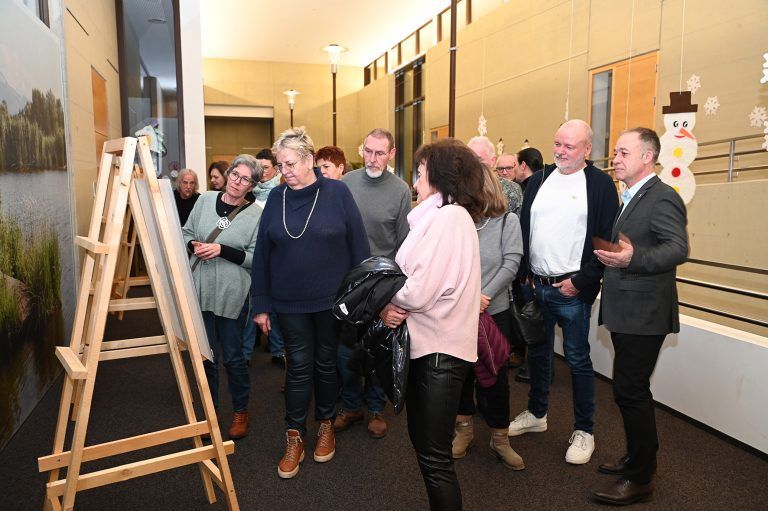 Die Präsentation stieß auf reges Interesse.