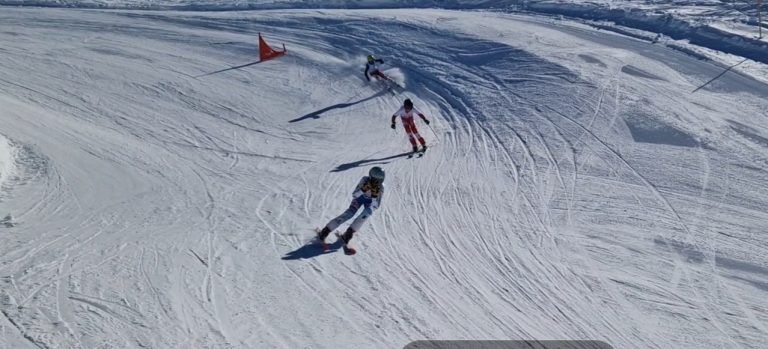 MS Zwischenwasser verpasst Medaille knapp: Platz vier für die MS Zwischenwasser im Skicross. (Bildergalerie)