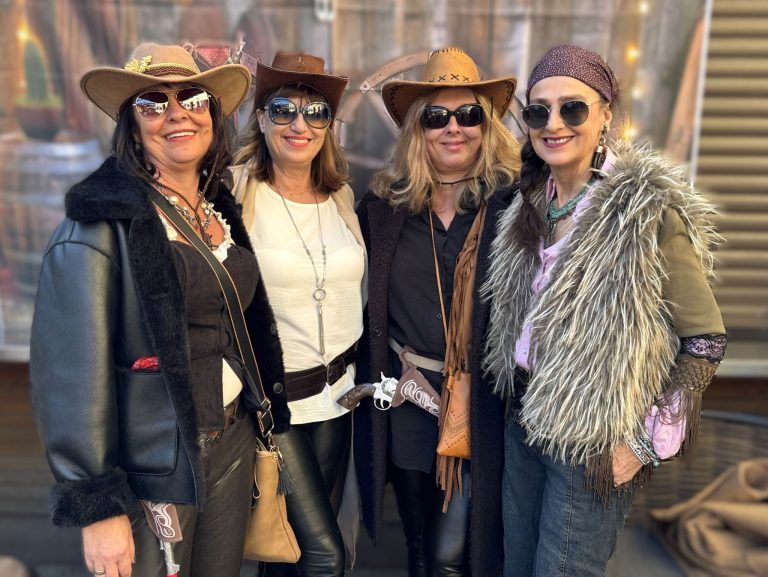 Kulinarische Highlights und Wild West Flair : Sabine, Ulli, Belinda und Ulrike kamen nach Rankweil.