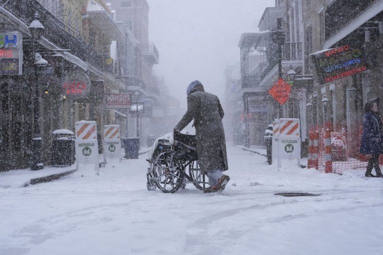 APTOPIX Winter Blasts Weather
