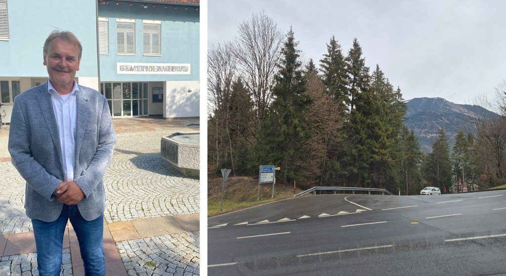 Verkehrsinsel auf viel befahrener Landesstraße wegen Insekten gescheitert