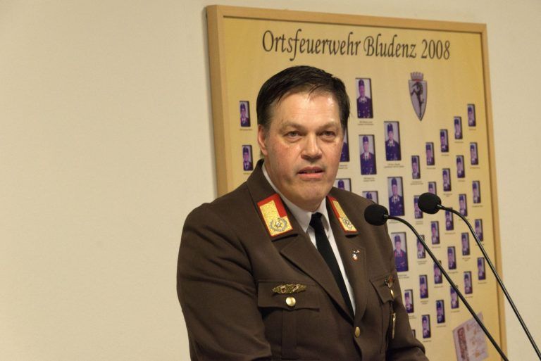 Jahreshauptversammlung der Feuerwehr Bludenz, Gerätehaus