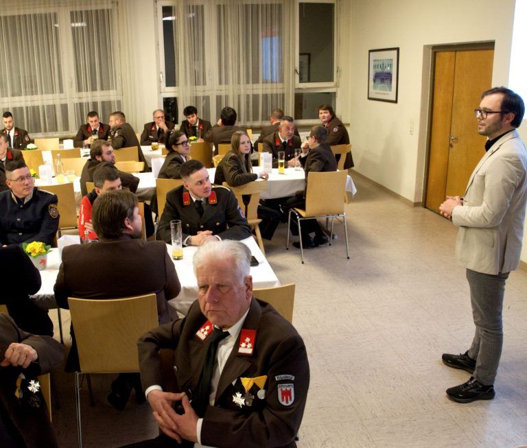 Jahreshauptversammlung der Feuerwehr Bludenz, Gerätehaus