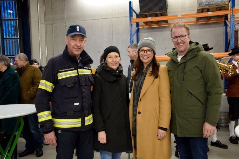 Feuerwehrgerätehaus Bings-Stallehr, offizielle Inbetriebnahme