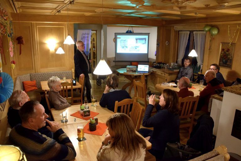 Erzählcafé, Anfangsjahre der WIGE Bludenz - gegründet 1975, Gasthaus Fuchs
