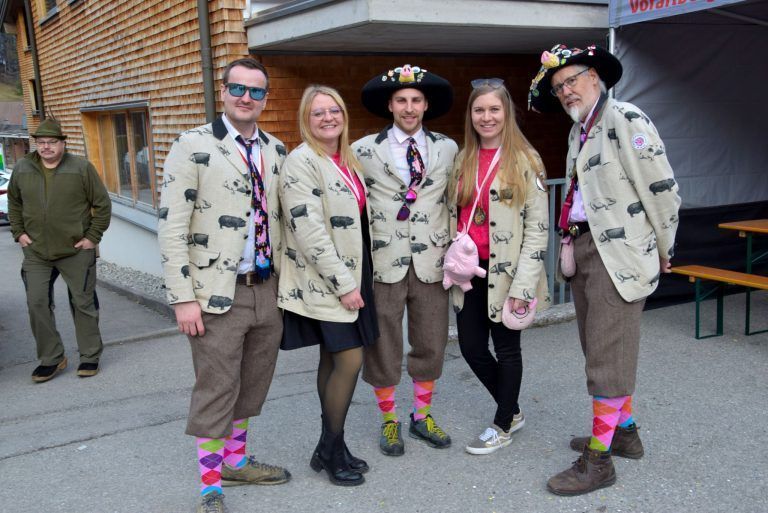 Faschingsumzug und Faschingsfeier