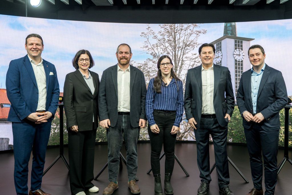 Kurz nach 18 Uhr: Große Diskussionsrunde mit den Spitzenkandidaten aus Lustenau