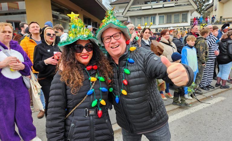 Impressionen vom Lochauer Kinderfaschingsumzug.