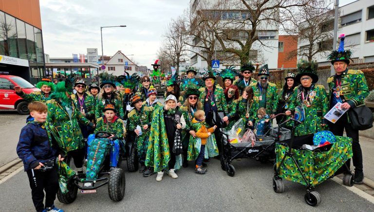 Impressionen vom Lochauer Kinderfaschingsumzug.