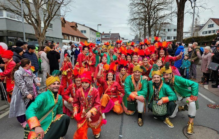 Impressionen vom Lochauer Kinderfaschingsumzug.