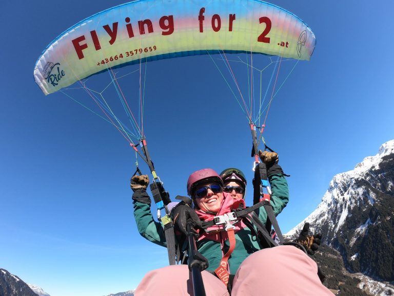 Tandemfliegen Montafon, Paragleiten, Gleitschirm