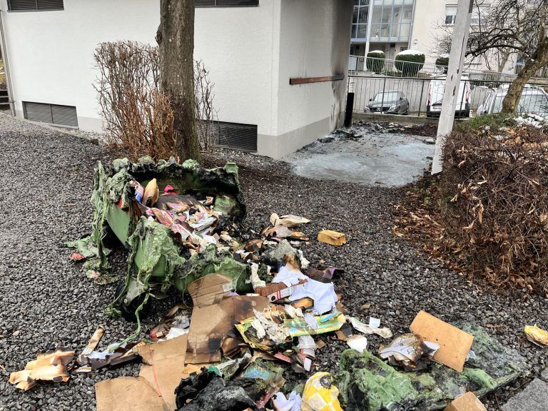 Containerbrand Götzis