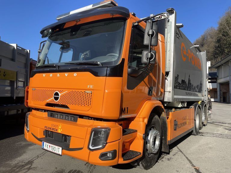 E-Müllauto, Recyclingfahrzeug, Philip Mangeng, Bauhof Feldkirch, Stadt Feldkirch