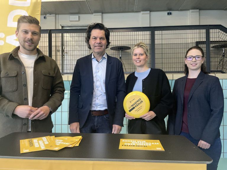 Wahlauftakt Bürgermeister- und Gemeindevertreterwahl, Pressekonferenz ÖVP Feldkirch