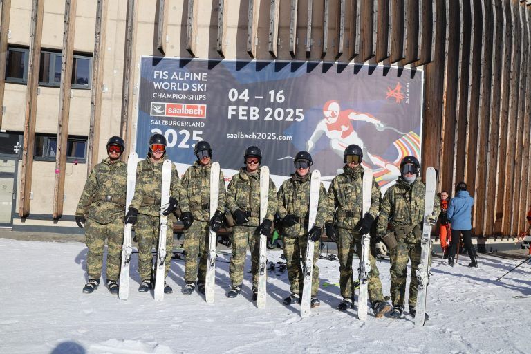 Vorarlberger Soldaten in Saalbach