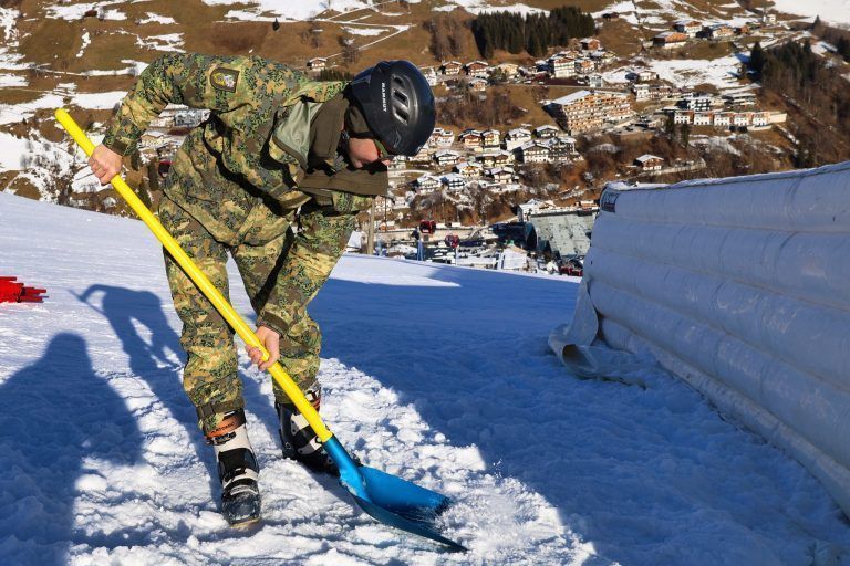 Vorarlberger Soldaten in Saalbach