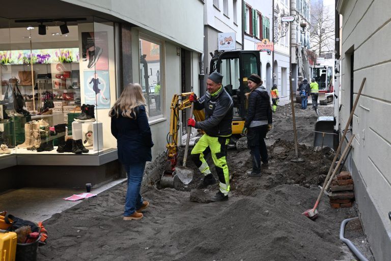 Entenbachgasse, Gymnasiumgasse, Sanierung, Feldkircher Innenstadt