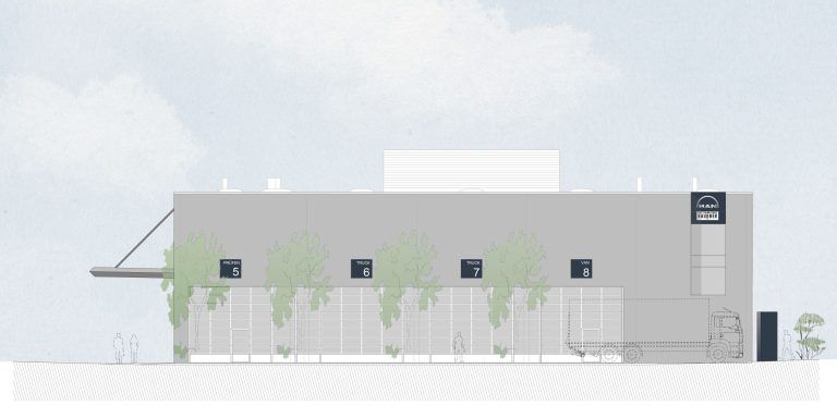 Tomaselli Gabriel Bau: Neubau Haubner Nutzfahrzeuge