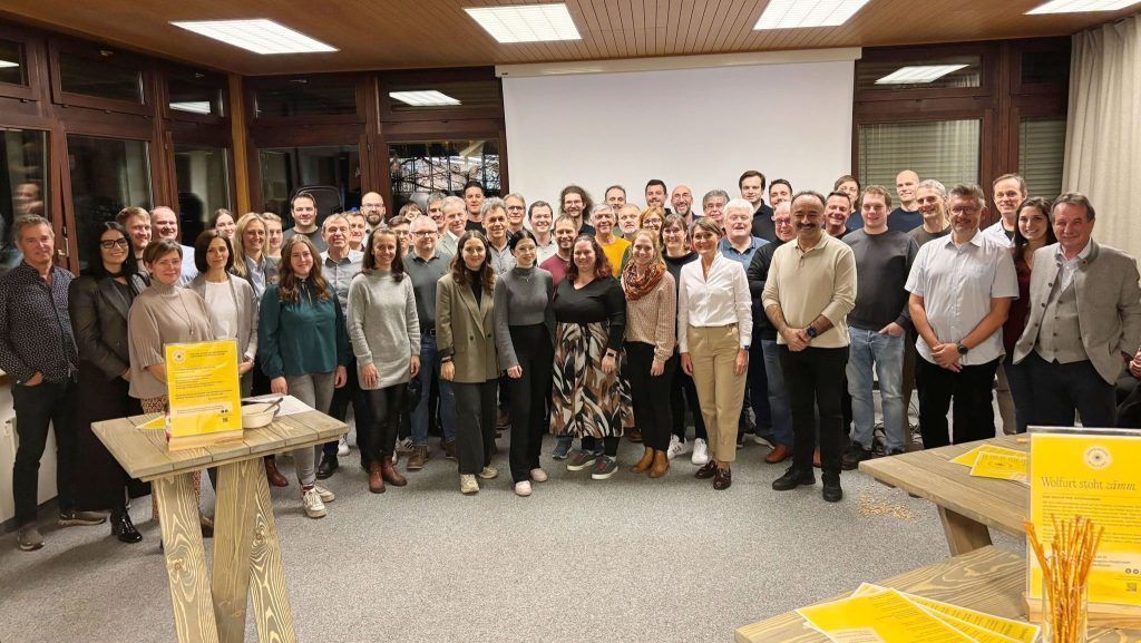 Wolfurts Bürgermeisterin Moosbrugger präsentierte ihr Team für die Wahl