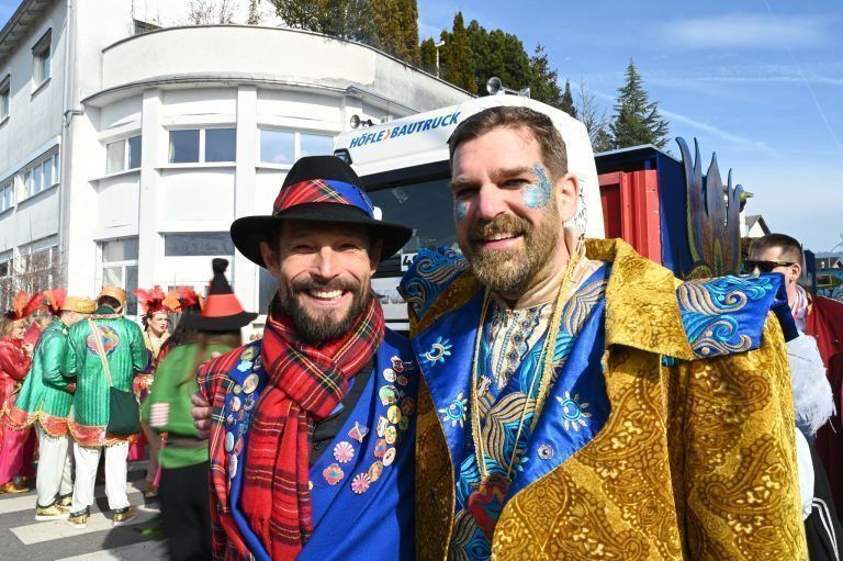 Mufängar fingen den Fasching ein : Andreas Kleber und Alexander "Pommes" Fritz aus Bregenz.
