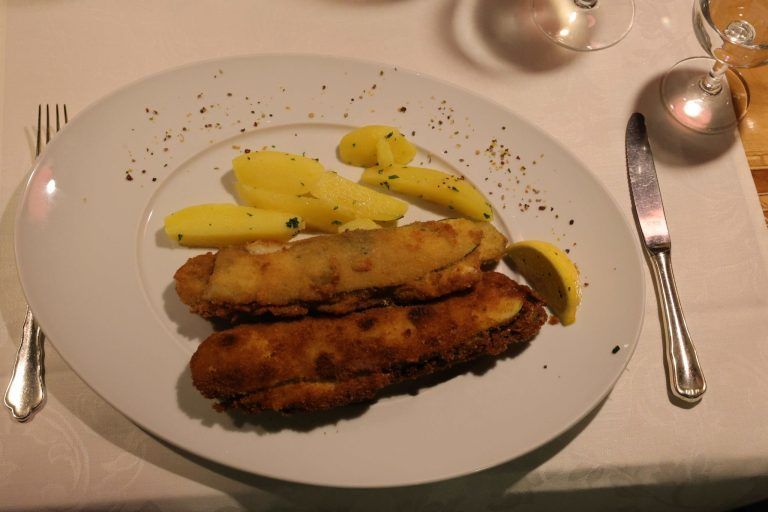 Faszinierender Wein- und Kulinarikabend: Das Zucchini Gordon Bleu.
