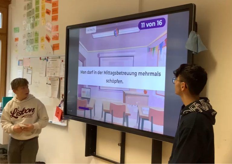 Lebensmittel retten und Müll vermeiden: Das Projekt wurden in allen Klassen der Mittelschule Wolfurt präsentiert.