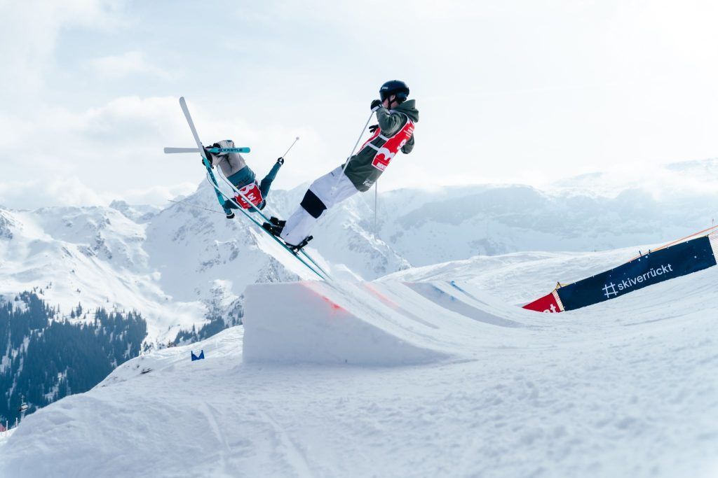 Freestyle-Action am Golm