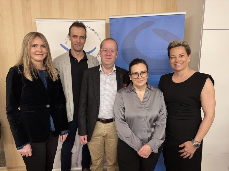 Breites medizinisches Angebot: Johanna Dreibholz, Christine Schwärzler, Christine Spiegel-Bimmer, Mathias Gretler und Lukas Sausgruber.