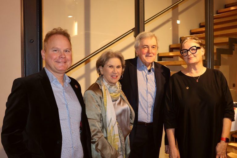 Mit Musik und „Flair“ ins Lionsjahr: Governor Thomas Lang, Maria Ellensohn mit Egon Schmid, Andrea Fritz-Pinggera