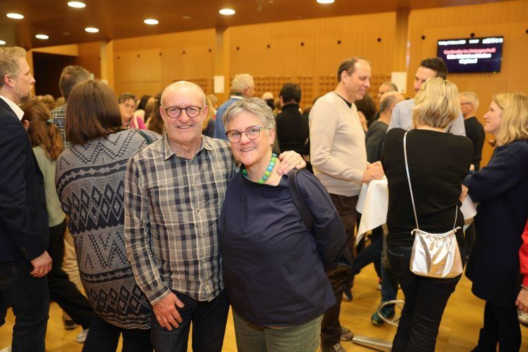 Ungewöhnlicher A-capella-Abend: Besucher Horst und Gertrud Vigl.