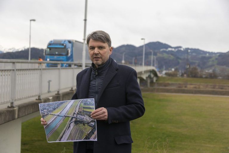 Zorn in Lustenau: Neue Rheinbrücke soll an diesen Standort hinkommen