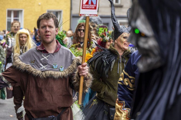 Vorarlbergs größter Faschingsumzug sorgt für Ausnahmezustand in der Montfortstadt