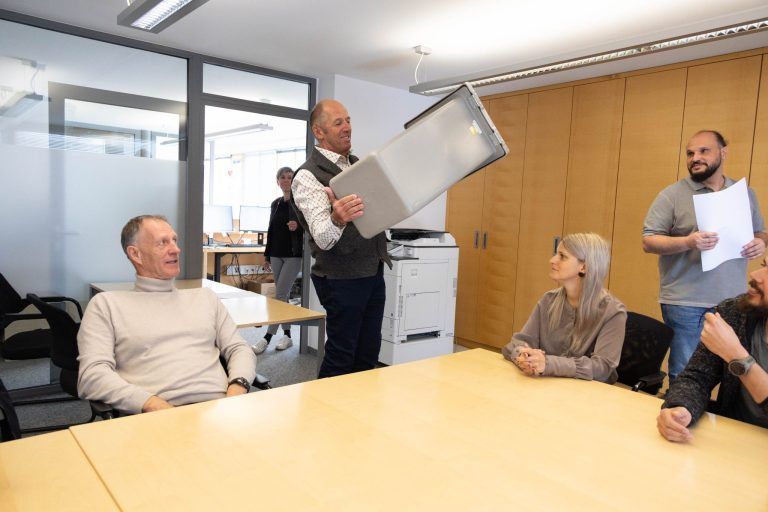 "Bevor der Hannes nicht herunten ist, kann ich sowieso nicht zählen"