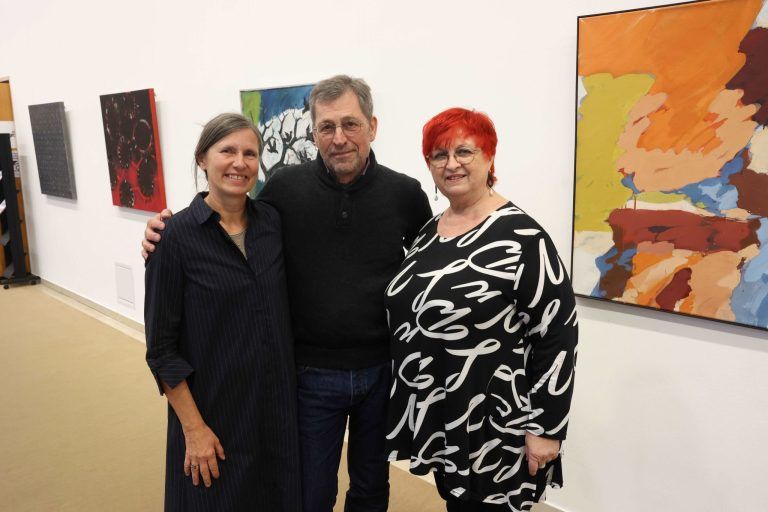Persönlichkeiten zu Josefi geehrt: Andrea Straßer-Grabher, Heinz Grabher und Isolde Erlicher.