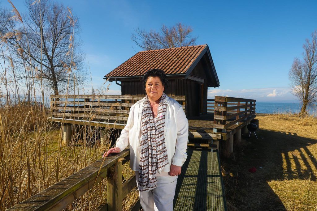 Bürgermeister legt sich quer: Angelika Benda sorgt sich um ihre Hütte am Rohrspitz
