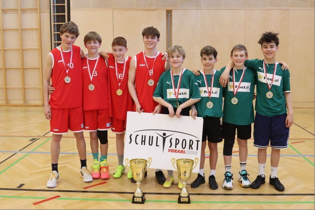 Doppelte Meisterfreude für SMS Rankweil-West bei Jam Basketball