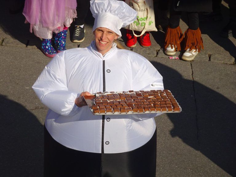 Aus Höchst kam die köstliche Gruppe "The Taste". - Närrischer Ausnahmezustand in Dornbirn - Dornbirner Faschingsumzug